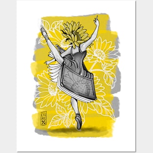 Sunflower Dancer - 004 Posters and Art